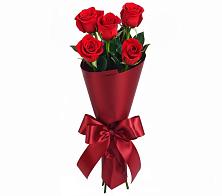 Букет 5 Красных роз Эдлесс Лав в Гжель
