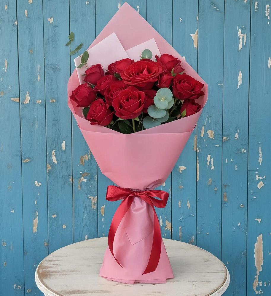 Букет цветов из: Розы в Гжель