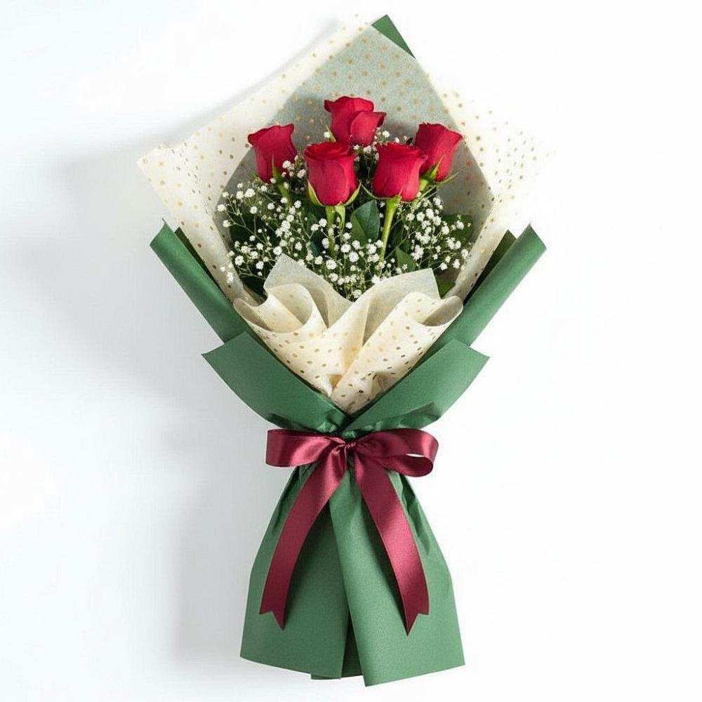 Букет цветов из: Розы в Гжель