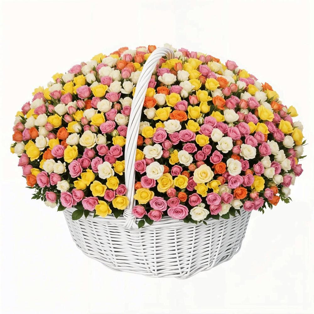 Премиум букет из: Розы в Гжель