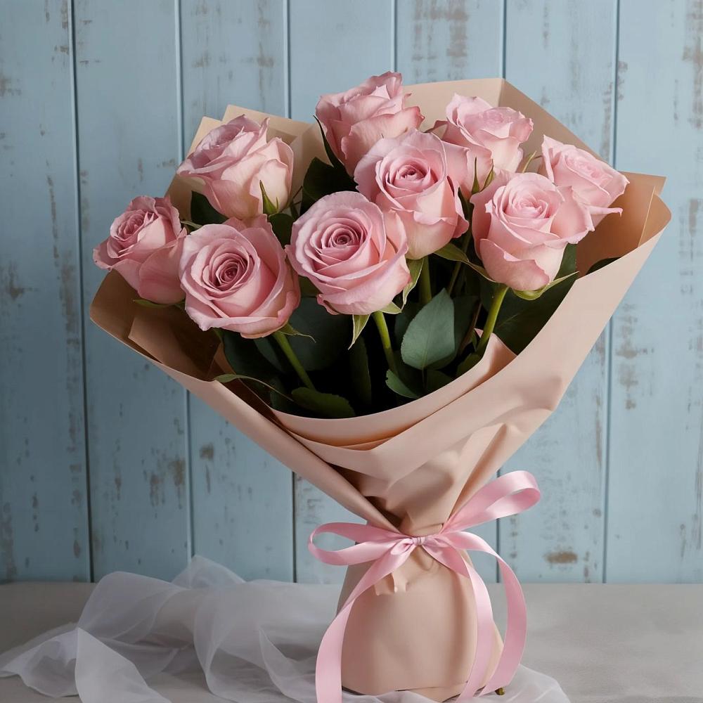 Букет цветов из: Розы в Гжель