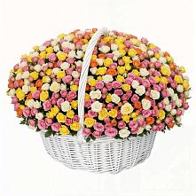 Премиум букет из: Розы в Гжель