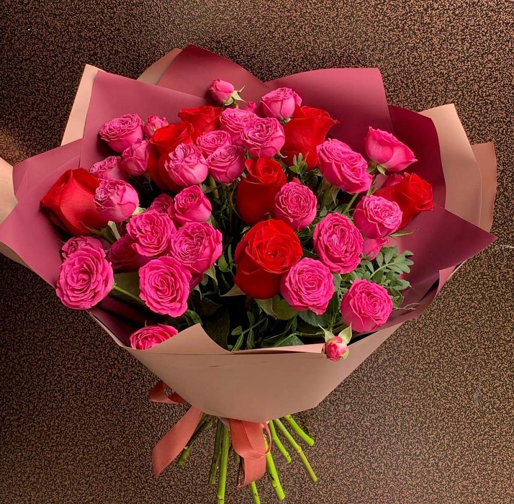 Букет В объятьях нежности в Гжель