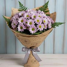 Букет цветов из:  Хризантемы в Гжель