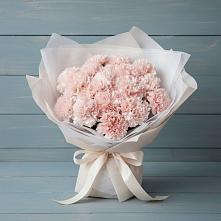 Букет цветов из:  Гвоздики в Гжель