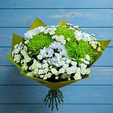 Букет цветов из:  Хризантемы в Гжель