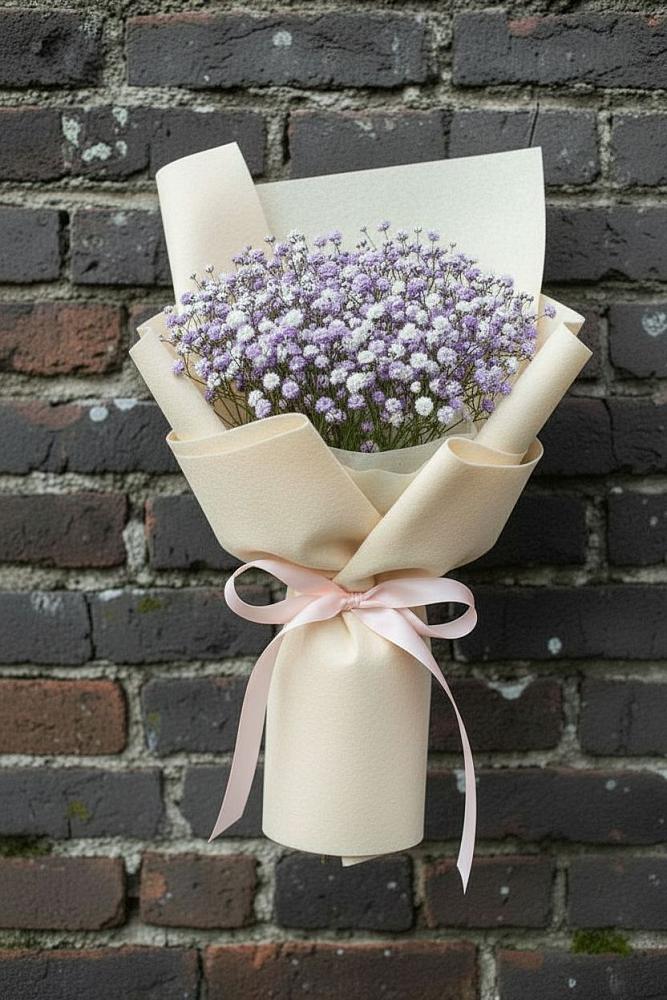 Букет цветов из: Гипсофила в Гжель