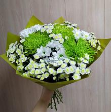 Букет цветов из:  Хризантемы #REPLACE_PRED# Гжель