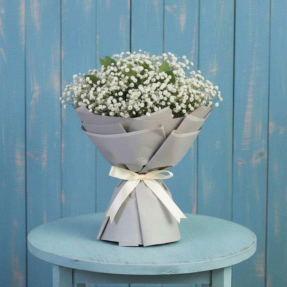 Букет цветов из: Гипсофила в Гжель