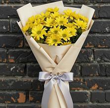 Букет цветов из:  Хризантемы в Гжель