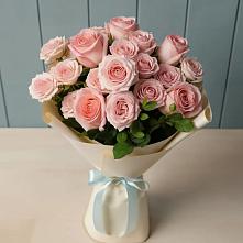 Букет Розовый шарм в Гжель