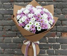 Букет цветов из:  Хризантемы в Гжель