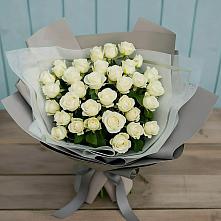Букет Белоснежная нежность в Гжель