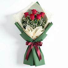 Букет цветов из:  Розы в Гжель