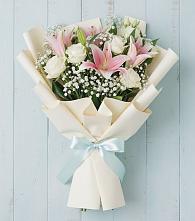 Букет цветов из:  Лилии в Гжель