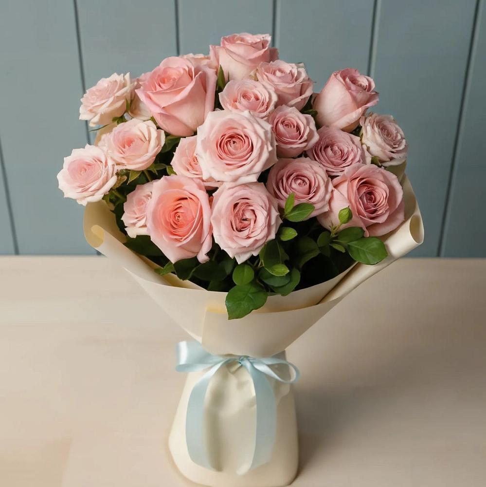 Букет Розовый шарм в Гжель