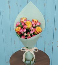 Букет цветов из:  Розы #REPLACE_PRED# Гжель