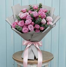 Букет цветов из:  Розы #REPLACE_PRED# Гжель